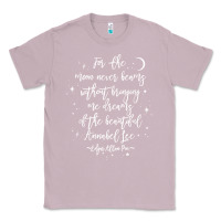Lilac edgar allan poe literary gift, annabel lee quote gothic poet t shirt Classic Tee - trangStudio