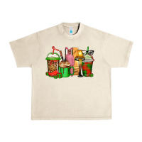 Christmas Movie Coffee Cups Urban Heavy Tee | Teevron