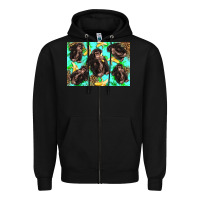 Black Monkey bananas kid's bottle Zipper Hoodie - Artiststas