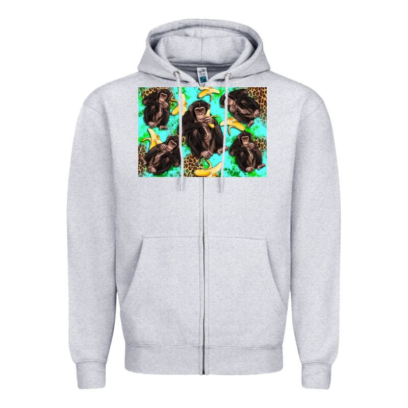 Monkey Bananas Kid's Bottle Zipper Hoodie by Artiststas | Teevron