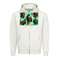 Oatmeal Heather Monkey bananas kid's bottle Zipper Hoodie - Artiststas