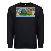 Black love texas armadillo license plate Premium Sweatshirt - BarkalooDesign