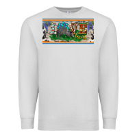 Dove Grey love texas armadillo license plate Premium Sweatshirt - BarkalooDesign