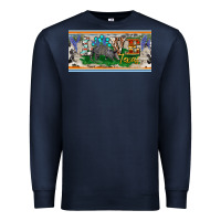 Navy love texas armadillo license plate Premium Sweatshirt - BarkalooDesign