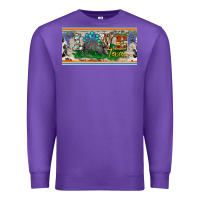 Purple love texas armadillo license plate Premium Sweatshirt - BarkalooDesign