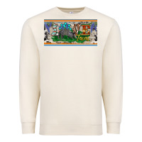 Sandshell love texas armadillo license plate Premium Sweatshirt - BarkalooDesign