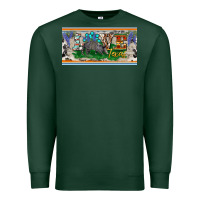 Sports Green love texas armadillo license plate Premium Sweatshirt - BarkalooDesign