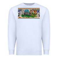 White love texas armadillo license plate Premium Sweatshirt - BarkalooDesign