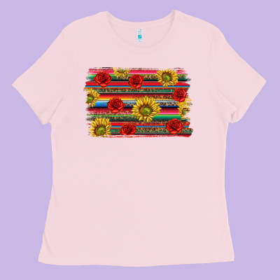 Mexico Brushstroke Ladies Tee Designed By Texasbilliewilder
