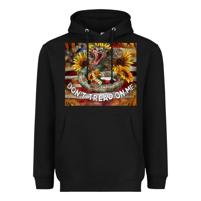 Rattle Snake Don't Tread On Me Tumbler Heavyweight Hoodie by BarkalooDesign | Teevron