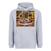 Heather Grey rattle snake don't tread on me tumbler Heavyweight Hoodie - BarkalooDesign
