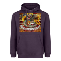 Plum rattle snake don't tread on me tumbler Heavyweight Hoodie - BarkalooDesign