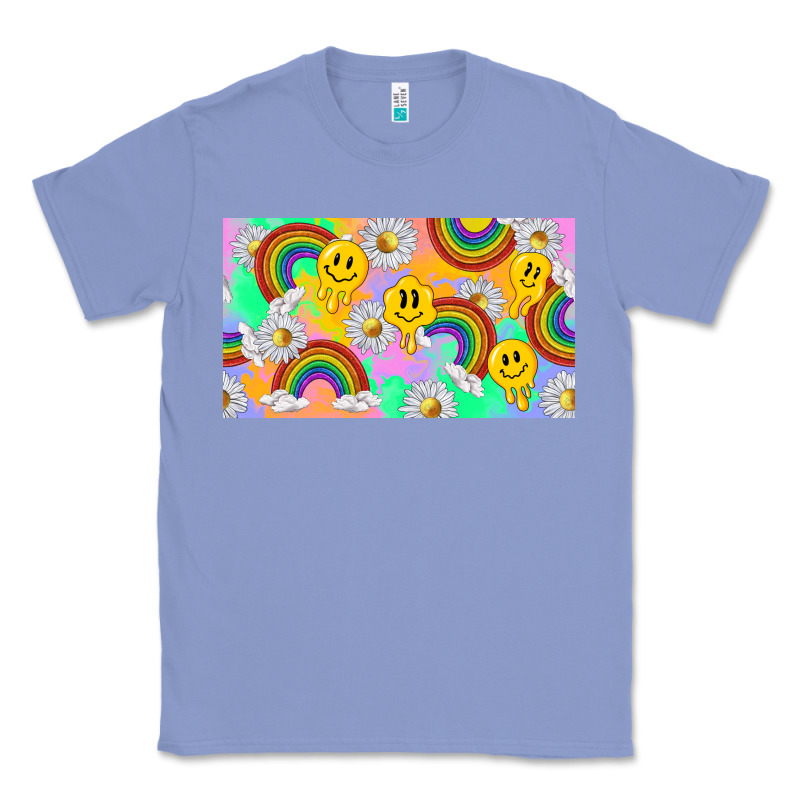 Smile Faces And Rainbow And Daisys Classic Tee by TumblerDesignByShophia | Teevron