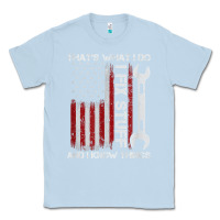 Dusty Blue That_s What I Do I Fix Stuff And I Know Things American Flag Classic Tee - trangStudio