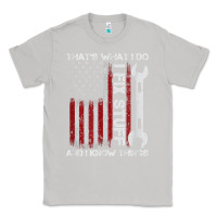 Moon Dust That_s What I Do I Fix Stuff And I Know Things American Flag Classic Tee - trangStudio