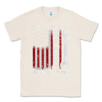 Natural That_s What I Do I Fix Stuff And I Know Things American Flag Classic Tee - trangStudio