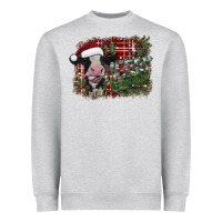 Heather Grey merry christmas Heavyweight Sweatshirt - SublimationCraftShop