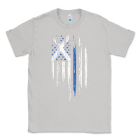 Moon Dust Scottish American Flag Combo Scotland USA Saltire Gift Classic Tee - trangStudio