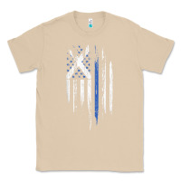 Mushroom Scottish American Flag Combo Scotland USA Saltire Gift Classic Tee - trangStudio