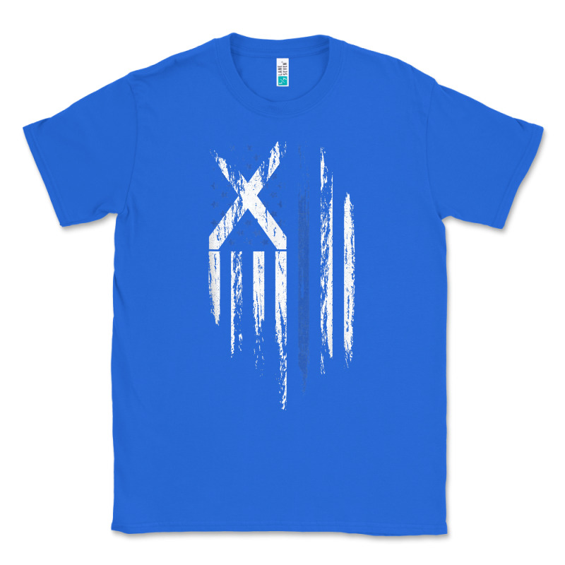 Scottish American Flag Combo Scotland Usa Saltire Gift Classic Tee by trangStudio | Teevron