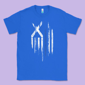 Scottish American Flag Combo Scotland Usa Saltire Gift Classic Tee Designed By Trangstudio