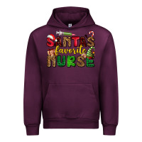 Mauve Wine santas favorite nurse Urban Hoodie - AdoDesignShop