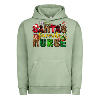 Pigment Oil Green santas favorite nurse Urban Hoodie - AdoDesignShop