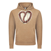 Vintage Coffee Baseball ball heart Vintage Hoodie - HowdyJamesFarm