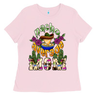 Bubblegum Pink Nacho average Mom Ladies Tee - NancyCooperArtShop