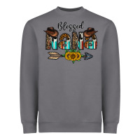 Storm blessed nana Heavyweight Sweatshirt - CowhideDigitalArt