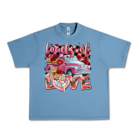 Pebble Blue Loads of love Valentine's Day truck Urban Heavy Tee - HowdyJamesFarm