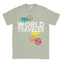 Matcha world traveler passport stamp gift shirt for men and women t shirt Classic Tee - trangStudio
