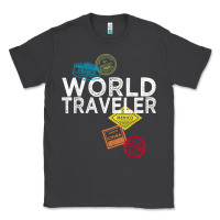 Smoke world traveler passport stamp gift shirt for men and women t shirt Classic Tee - trangStudio