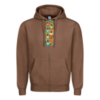 Chestnut Fall Zipper Hoodie - Artiststas