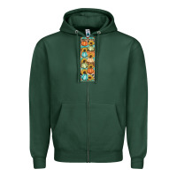 Sports Green Fall Zipper Hoodie - Artiststas