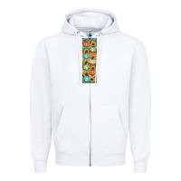 White Fall Zipper Hoodie - Artiststas