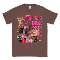 Chestnut Cupid's love lodge with truck Valentine's Day Classic Tee - HowdyJamesFarm