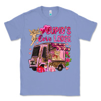 Colony Blue Cupid's love lodge with truck Valentine's Day Classic Tee - HowdyJamesFarm