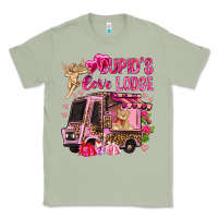 Matcha Cupid's love lodge with truck Valentine's Day Classic Tee - HowdyJamesFarm
