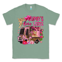 Sage Cupid's love lodge with truck Valentine's Day Classic Tee - HowdyJamesFarm