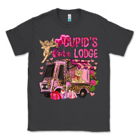 Smoke Cupid's love lodge with truck Valentine's Day Classic Tee - HowdyJamesFarm