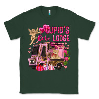 Sports Green Cupid's love lodge with truck Valentine's Day Classic Tee - HowdyJamesFarm