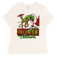 Bone grinch hand nurse educator Ladies Tee - NancyCooperArtShop
