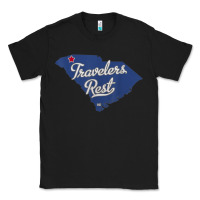 Black travelers rest south carolina sc map Classic Tee - trangStudio