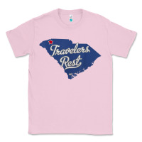 Bubblegum Pink travelers rest south carolina sc map Classic Tee - trangStudio