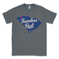 Charcoal Heather travelers rest south carolina sc map Classic Tee - trangStudio
