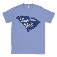 Colony Blue travelers rest south carolina sc map Classic Tee - trangStudio