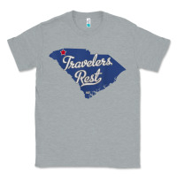 Heather Grey travelers rest south carolina sc map Classic Tee - trangStudio