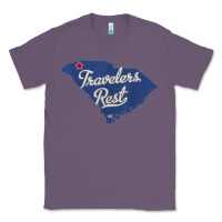 Lavender travelers rest south carolina sc map Classic Tee - trangStudio