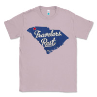 Lilac travelers rest south carolina sc map Classic Tee - trangStudio